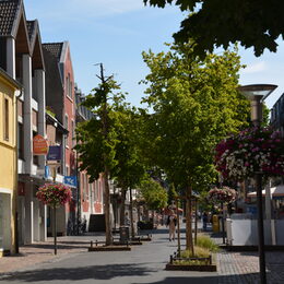 Fußgängerzone in Bergheim