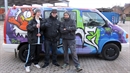 Graffiti-Bus der Mobilen Jugendarbeit ist fertig